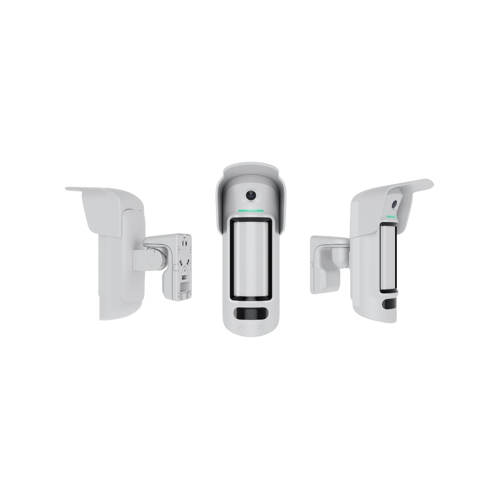 Ajax MotionCam Outdoor HighMount (PhOD) Jeweller – skats no trim pusēm