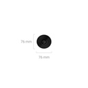 Ajax BulletCam (8 Mp/4mm) – izmēri, skats no priekšpuses
