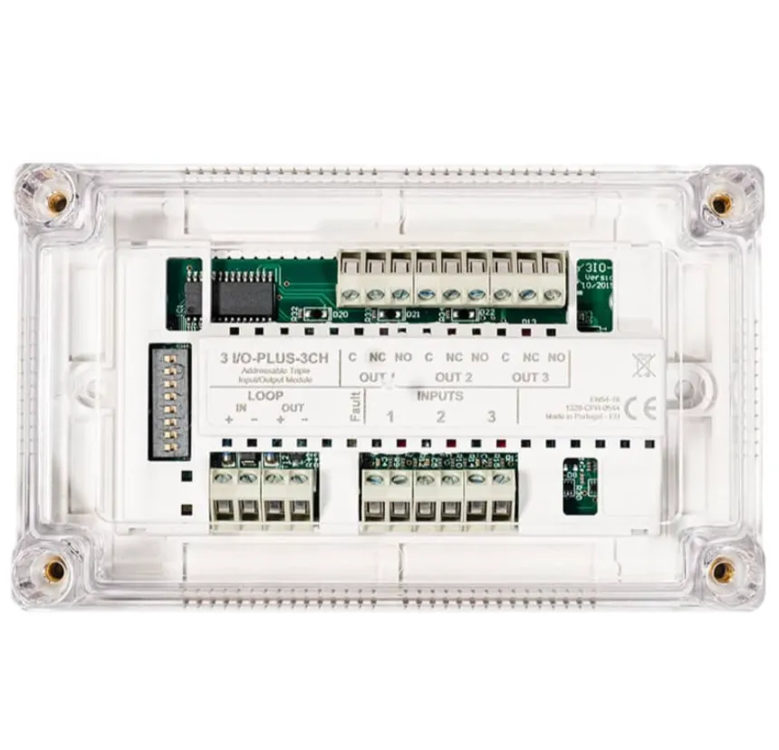 GFE 3 I/O PLUS, adrešu 3 ieeju/izeju modulis ar izolatoru