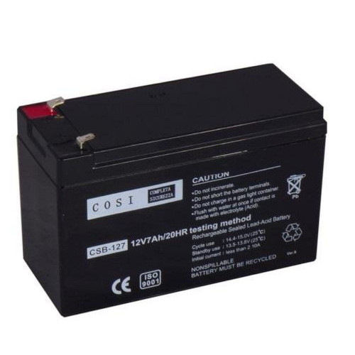 COSI akumulators, 12 V, 7 Ah