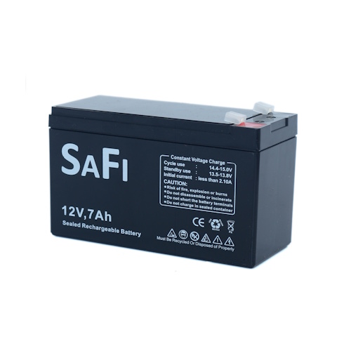 SAFI akumulators, 12 V, 7 Ah