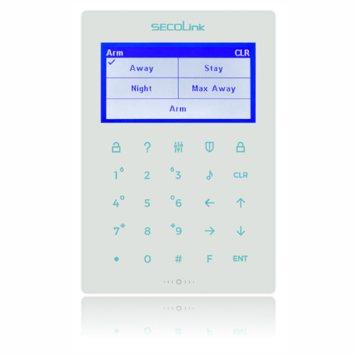 Teltonika KM25M, skārienekrāna tastatūra, balta