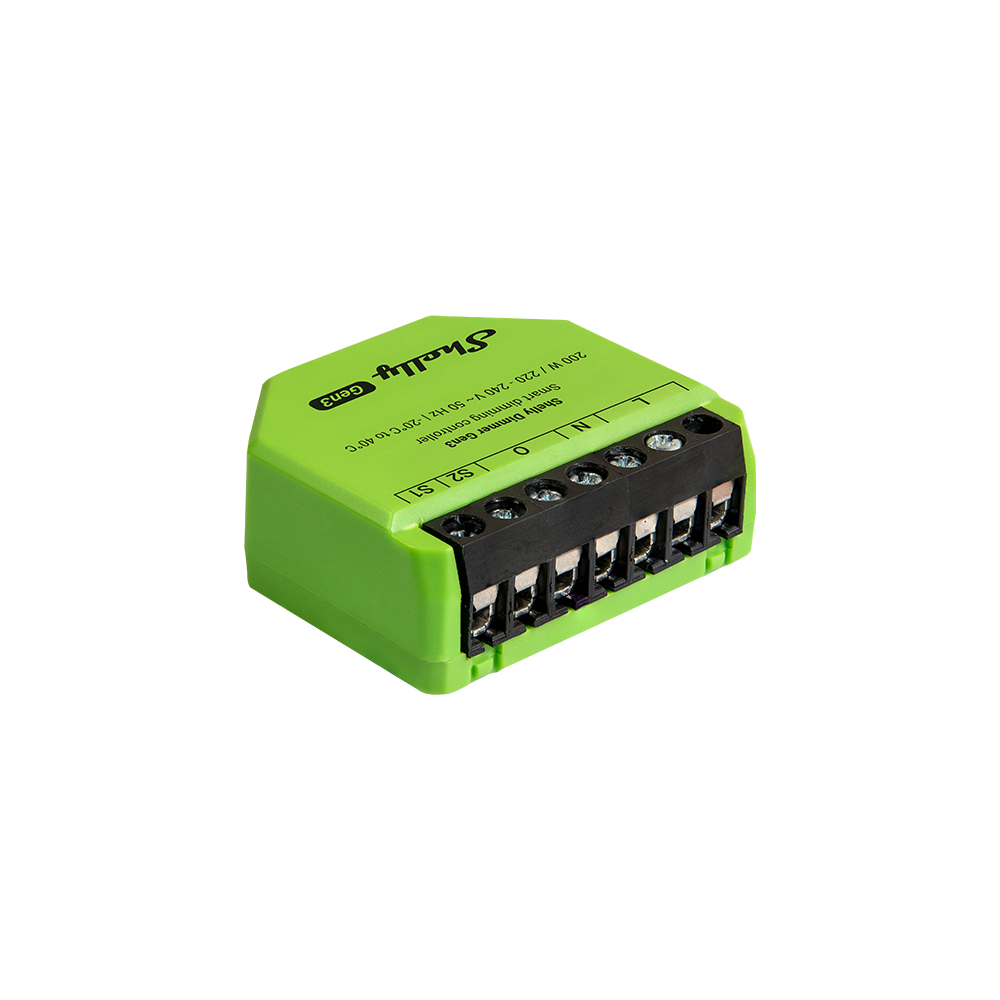 [P00514] Shelly Dimmer Gen3, viedais dimmeris, 200 W