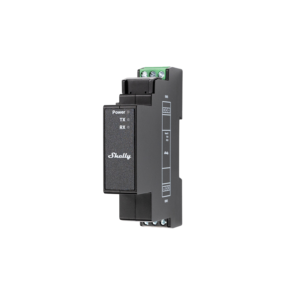 Shelly Pro Modbus Add-on RS485, Modbus paplašinājums Pro ierīcēm