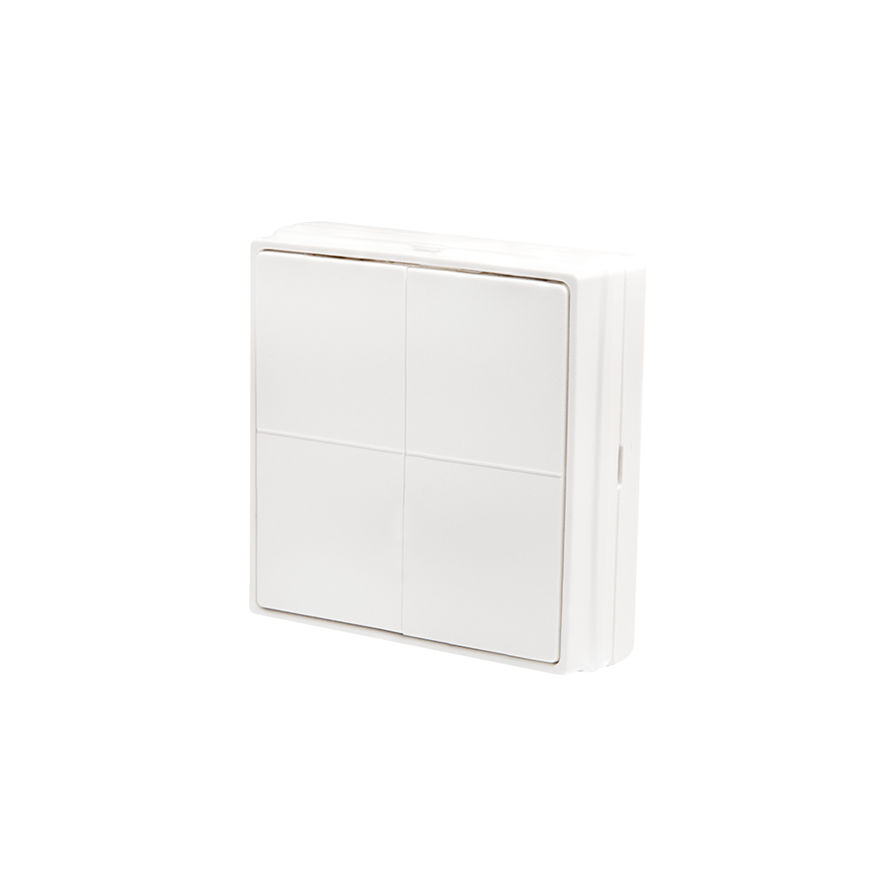 [P03031] Shelly BLU Wall Switch 4 ZB, bezvadu 4 pogu sienas slēdzis