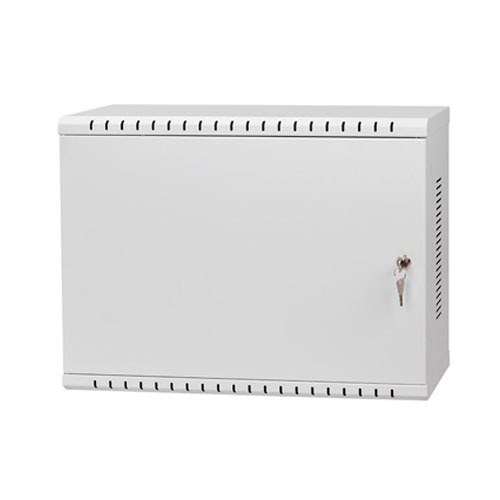 [P02335] SF 3UC170G, 19" 3U sienas komutācijas skapis, 530×170×350 mm, metāla durvis, pelēks, samontēts
