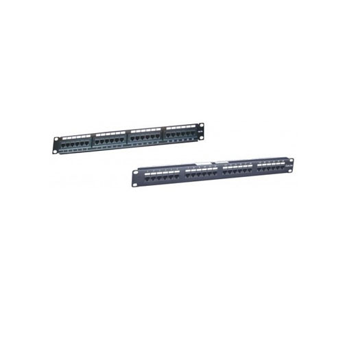 SF 1U24CAT5U, 19" 1U patch panelis, Cat.5e UTP, 24 porti