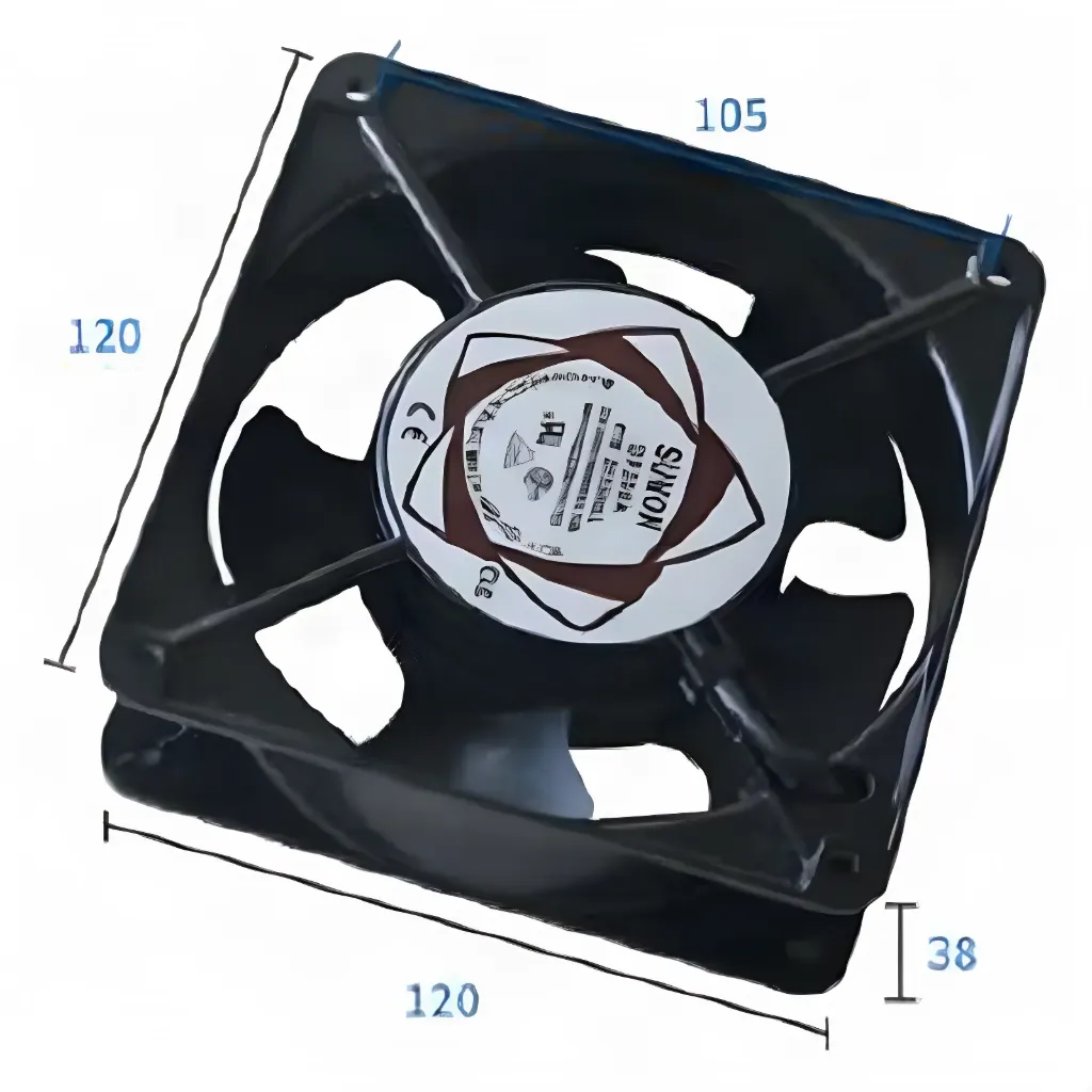 [P02330] SF 1UF120, ventilators komutācijas skapim, 120×120×26 mm, ar EU kontaktdakšu