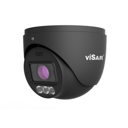 VSC IPT4VD-ALF28D, 4 MP turret IP camera, 2.8 mm, Dual Light up to 40 m, light and sound alert, black