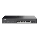 Omada SG2210MP, 8 portu gigabitu Smart PoE+ komutators ar 2 SFP slotiem