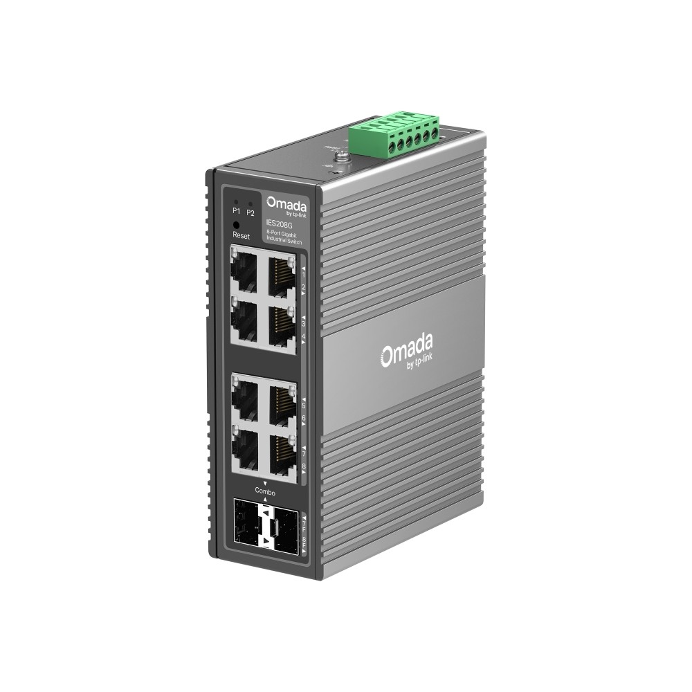 Omada IES208G, 8 portu gigabitu industriālais Easy Managed komutators