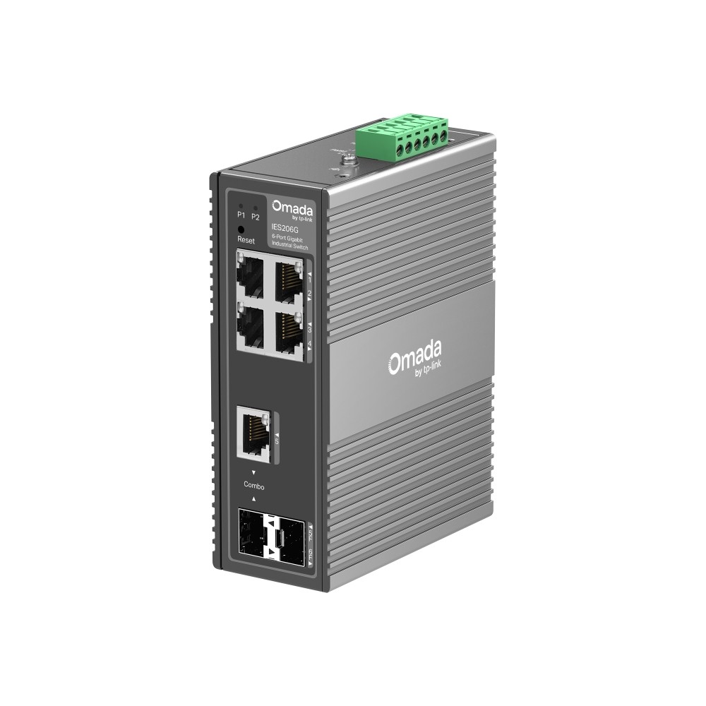 Omada IES206G, 6 portu gigabitu industriālais Easy Managed komutators